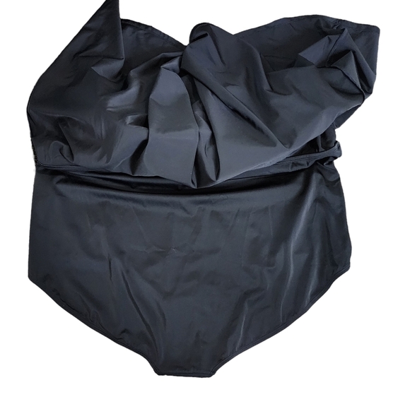 Torrid Black One Piece Skater SwimDress Swimsuit Beach Pool Vacation resort - Picture 10 of 13